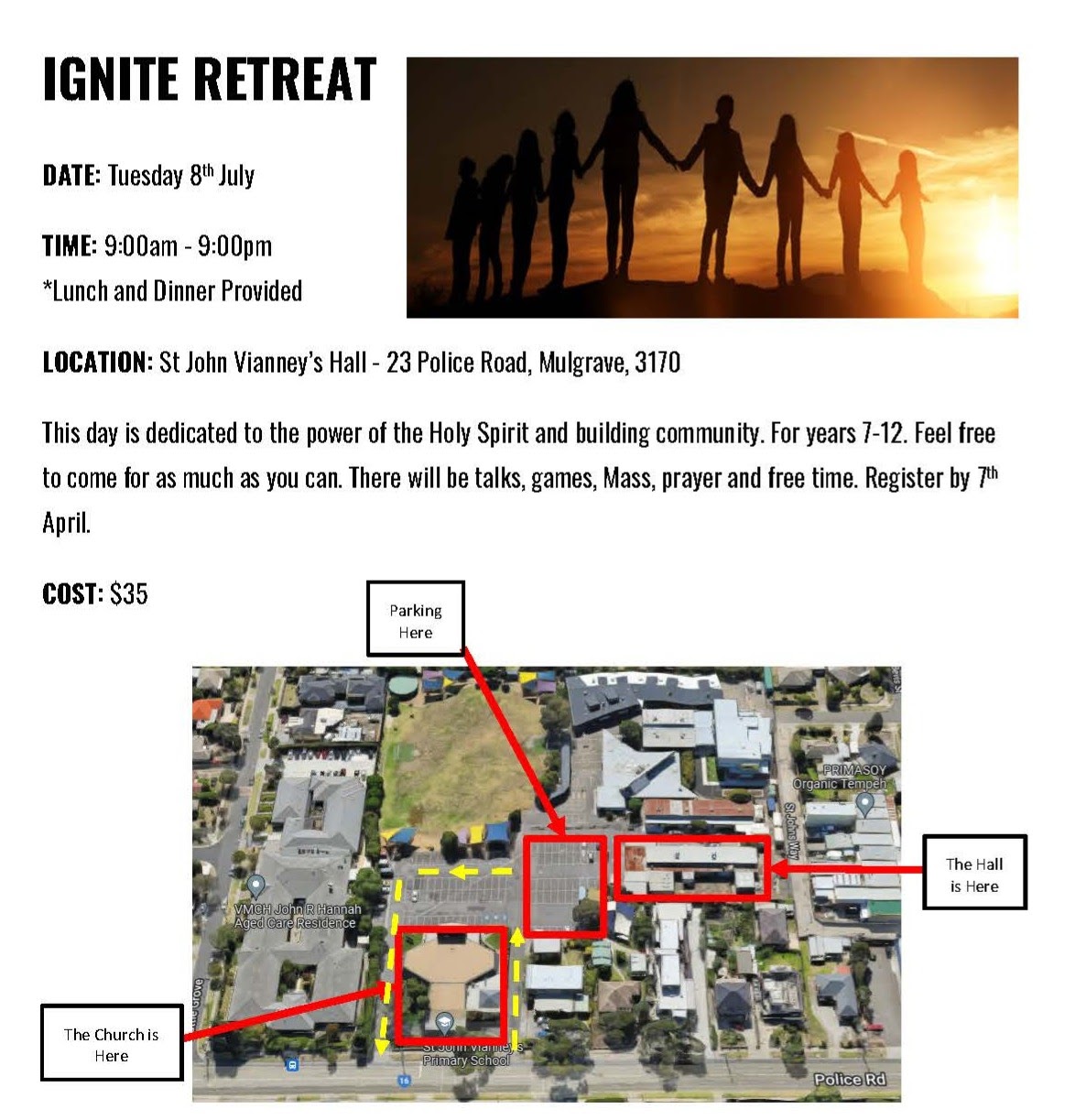 Retreat flyer back top